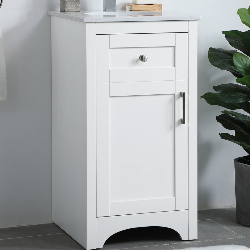 Beachcrest Home Hiroko 18" Single Bathroom Vanity Set & Reviews Wayfair